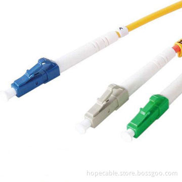 1m 2m 3m LC Fiber Optic Pigtails, PVC LC/APC-LC/UPC